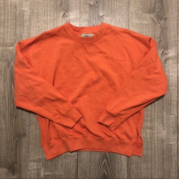 Urban Outfitters Sweaters - Urban Outfitters Womens Orange CrewNeck Sweatshirt